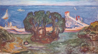 Árboles en el mar de Edvard Munch
